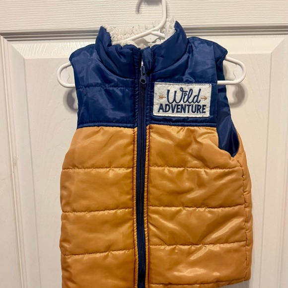 ricky’s ltd Other - Kids' Blue and Tan Puffer Vest